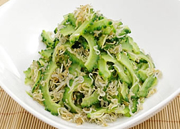 ゴーヤのカリカリじゃこサラダ